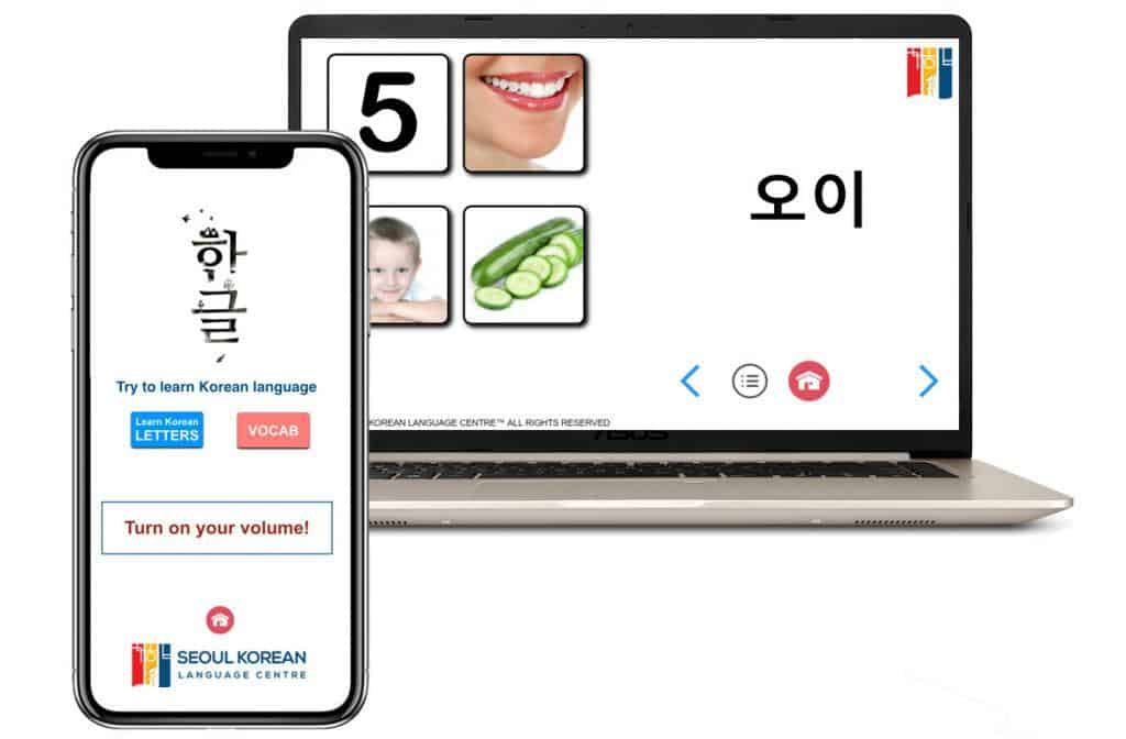 Learn Korean alphabet Hangul