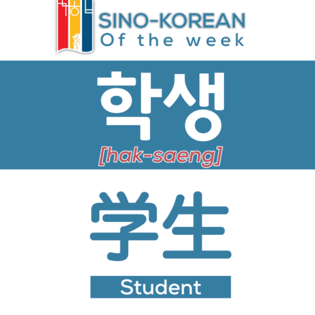 student in Korean language