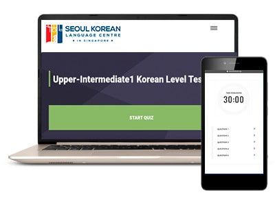 Upper-intermediate Korean Language Test